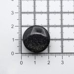 Пуговицы на ножке 32L (20мм), пластик (Blk-02 черный), 72 шт, CR P-45