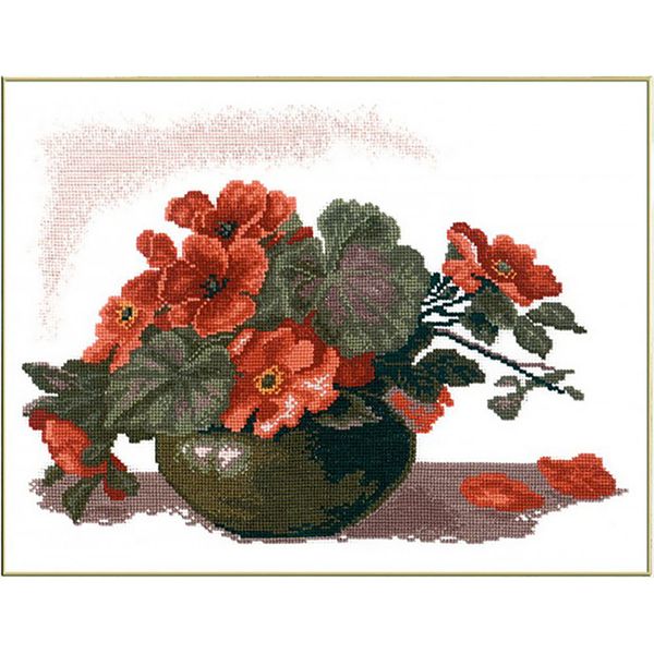 Набор для вышивания нитками РС Студия, Азалии 30х22 см