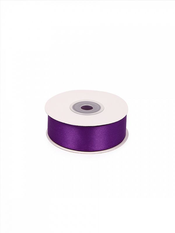 Лента атласная 1-сторонняя 25.0 мм / 22.5±1 метра, 3118 фиолетовый, Magic4Hobby