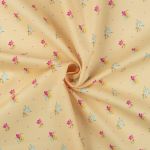 Ткань для пэчворка Peppy Весенний этюд, рулон 112 см / 5 метров, ВЭ-16 желтый, Peppy