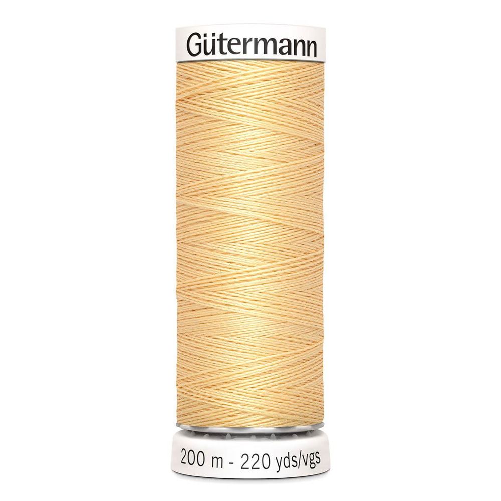 Нитки универсальные Gutermann Sew-all, 200м, 003 кремово-желтый