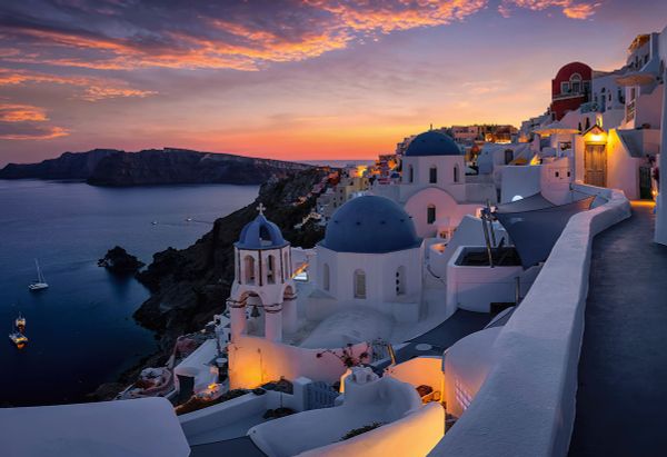 Пазл 500 элементов, Остров Санторини. Греция, PZL-500/44, Фрея