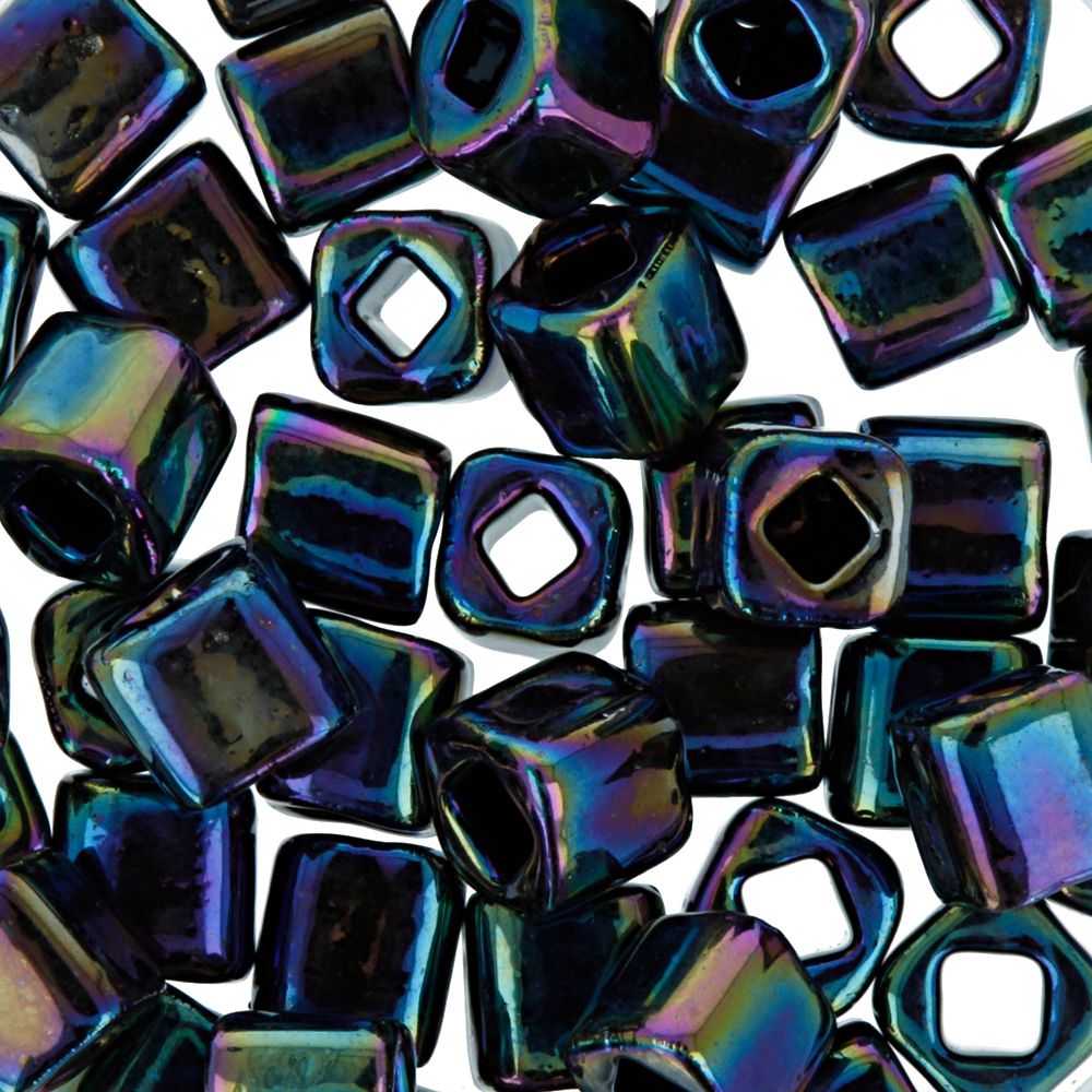 Бисер Toho Cube 2 (4 мм), 5х5 г, 0086 т.фиолетовый