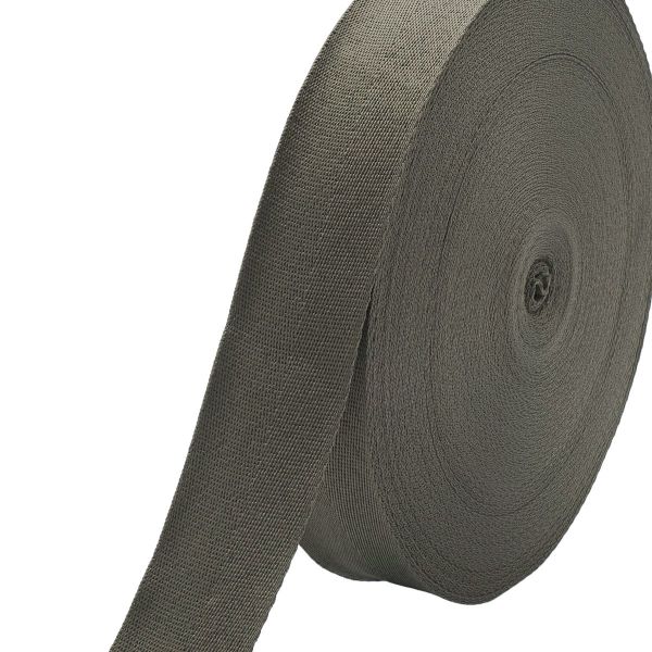 Тесьма (лента) киперная 40 мм / 50 метров, 13 г/м, 100% полиэфир, 24 олива