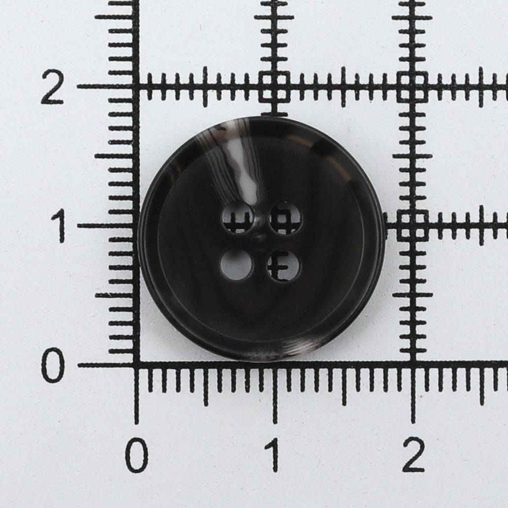 Пуговицы 4 прокола 28L=18 мм, col. А черный, 72 шт, CN2833