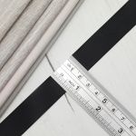 Лента репсовая (в рубчик) 20.0 мм, 160 черный, уп.18,28 м