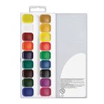 Краска акварельная Классика 18 цветов без кисти (европодвес) /TOS/