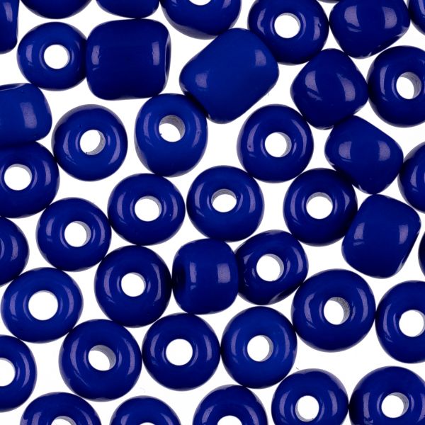 Бисер Zlatka 6/0 (4.1 мм), 100 г (10х10 г), №0048 т.синий, GR