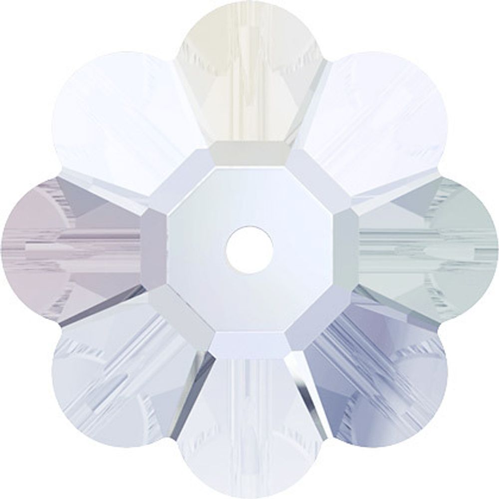 Стразы стекло 6 мм, 144 шт, перламутр (crystal AB), Preciosa 438-52-301