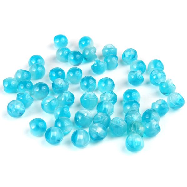 Пуговицы на ножке под камень из смолы 11мм (топаз), 100 шт