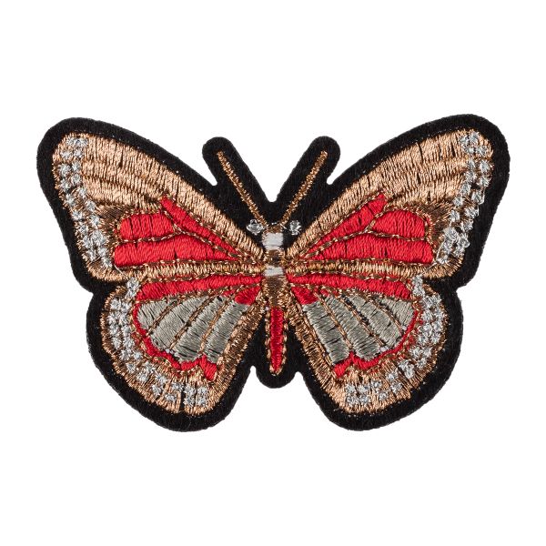 Термоаппликация №46/5, 5 шт, №4280 бабочка 4.5х6.9 см, Gamma