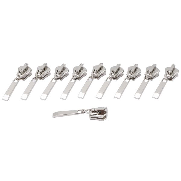 Слайдер (замок) для молнии трактор Arta Т8 (8 мм) никель -F, уп.10 шт