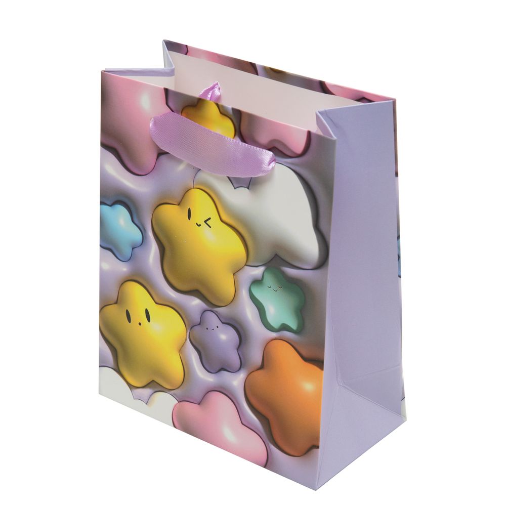 Пакет подарочный 210 г/м², 12х14х6 см, 12 шт, 01, Stilerra ACYXS