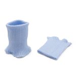 Манжеты трикотажные 7.0х9.5 см, 1 пара, в-84 кристально-голубой