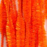 Проволока синельная объемная Цветок 12 мм / 300мм, 15 шт, Astra&Craft (B-038 оранжевый)