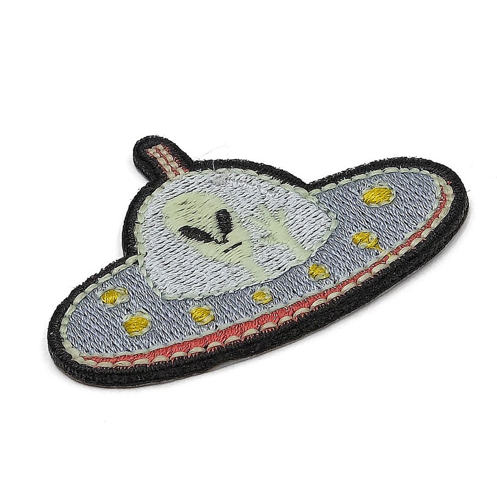 Термоаппликация Летающая тарелка, 4.6х5.1см, Hobby&Pro