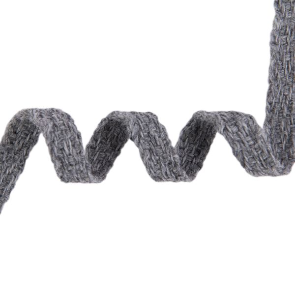 Тесьма (лента) киперная (100% х/б) 5 мм / 25 метров, серый, Gamma С3865Г17