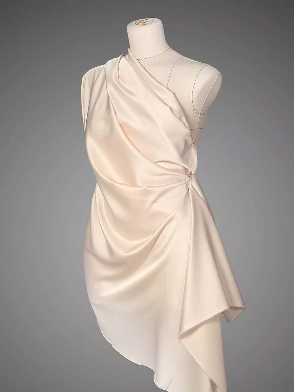 Шелк Армани 90 г/м², 150 см / 2 метра TBYArm-007 цв.07 экрю