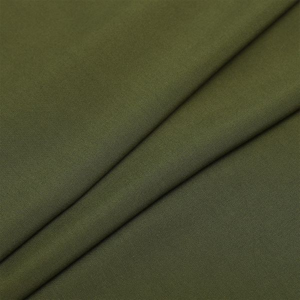 Штапель 110 г/м², 145 см / 2 метра, TBY-Vi-30-28.2, цв.28 т.оливковый