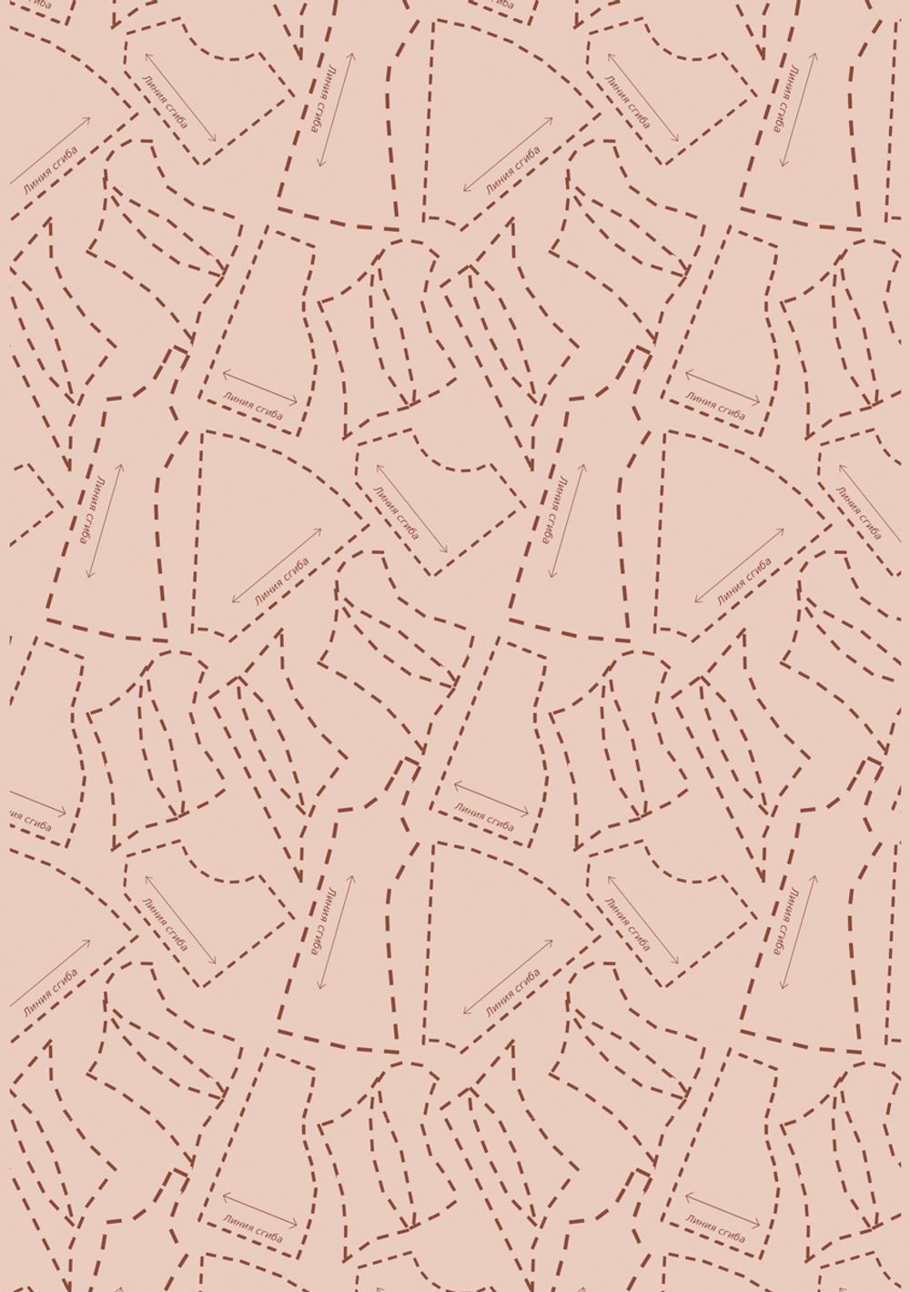 Ткань для пэчворка Peppy Век моды, отрез 50х55 см, 146 г/м², ВМ-05 розовый, Peppy