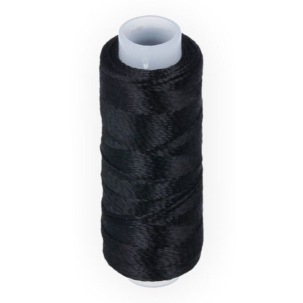 Нитки лавсан 105Л 100% полиэфир 100 м, 5 шт, 115 черный