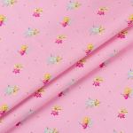 Ткань для пэчворка Peppy Весенний этюд, рулон 112 см / 5 метров, ВЭ-18 розовый, Peppy