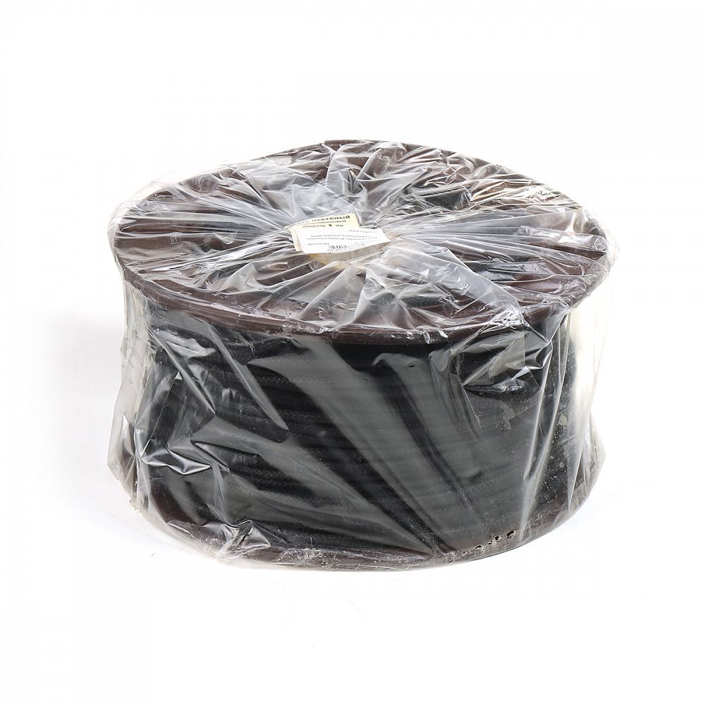 Шнур полипропилен круглый ⌀8.0 мм / 200 метров, плетеный, черный