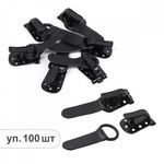 Крючки шубные 50 мм, TBY-0122 цв. черный уп. 100 шт