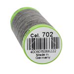 Нитки для тонких тканей Gutermann Extra Fine 150, 200м, 702 мышино-серый, 5 катушек