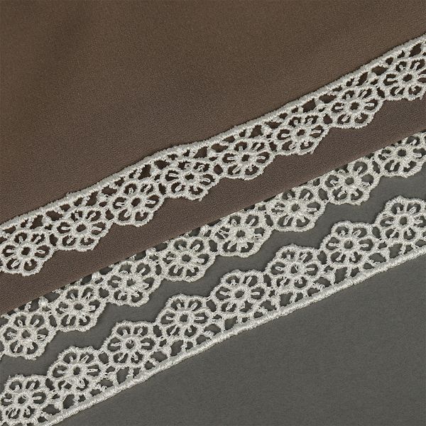 Кружево гипюр (плетёное) 15 мм цв.02 молочный, 9м, Kruzhevo