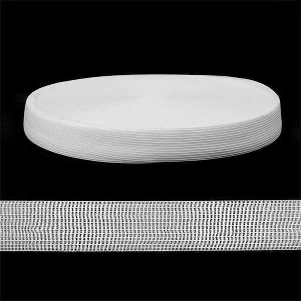 Тесьма (лента) окантовочная 22 мм / 100 метров, вязаная, 4С-516/22с24 цв.белый