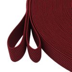 Резинка для подтяжек (помочная) 40.0 мм / 40 метров, 25.2 г/м, 520 темно-красный, 6123-9344