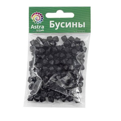 Бусины акрил ⌀8 мм, 25 г, ромбовидные, Astra&Craft, 90