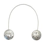 Клипсы для штор магнитные с тросом, 30см ⌀45, 26У