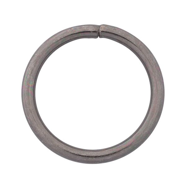 Кольцо разъемное металл in ⌀20 мм (25 мм внешн.), цв.чер.никель, 100 шт