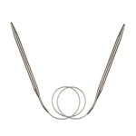 Спицы круговые металл ⌀7,0 мм, 60 см, с металлической леской, Gamma MKF