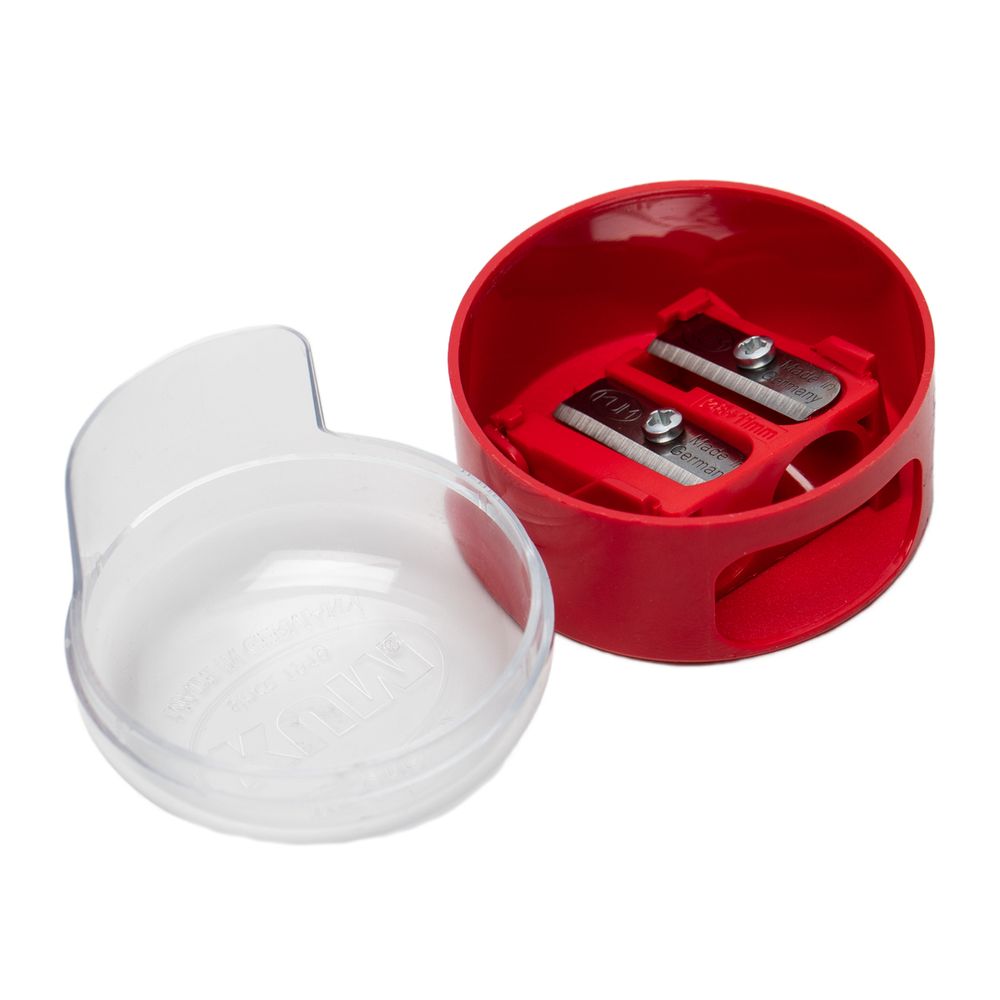 Точилка двойная пластиковая 12 шт, 1020521, KUM 208 K2