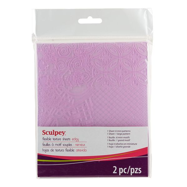 Текстурный лист Sculpey Texture Sheet ASTM009 Edgy, Sculpey
