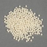 Бусины пластик (перламутр) ⌀6 мм, цв. 001 молочный, 50 гр. (483 шт), Magic4Hobby