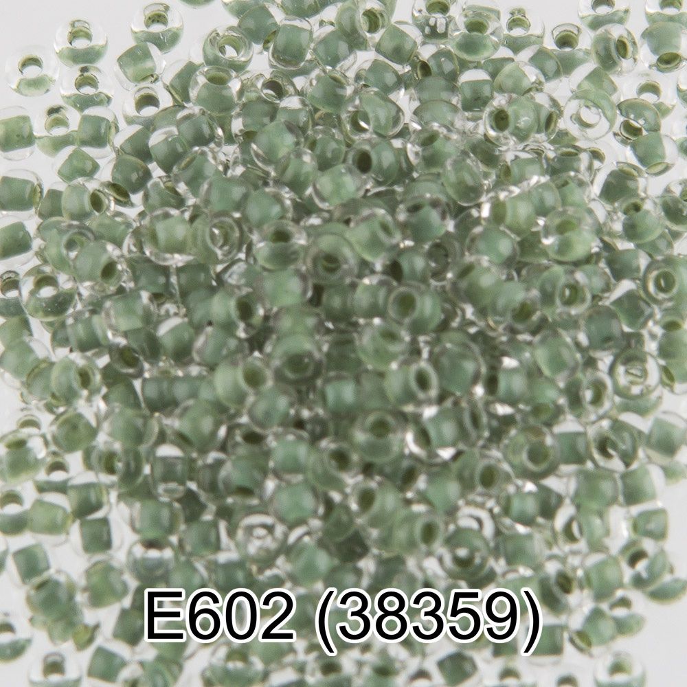 Бисер Preciosa круглый 10/0, 2.3 мм, 10х5 г, 1-й сорт, Е602 т.зеленый, 38359, круглый 5