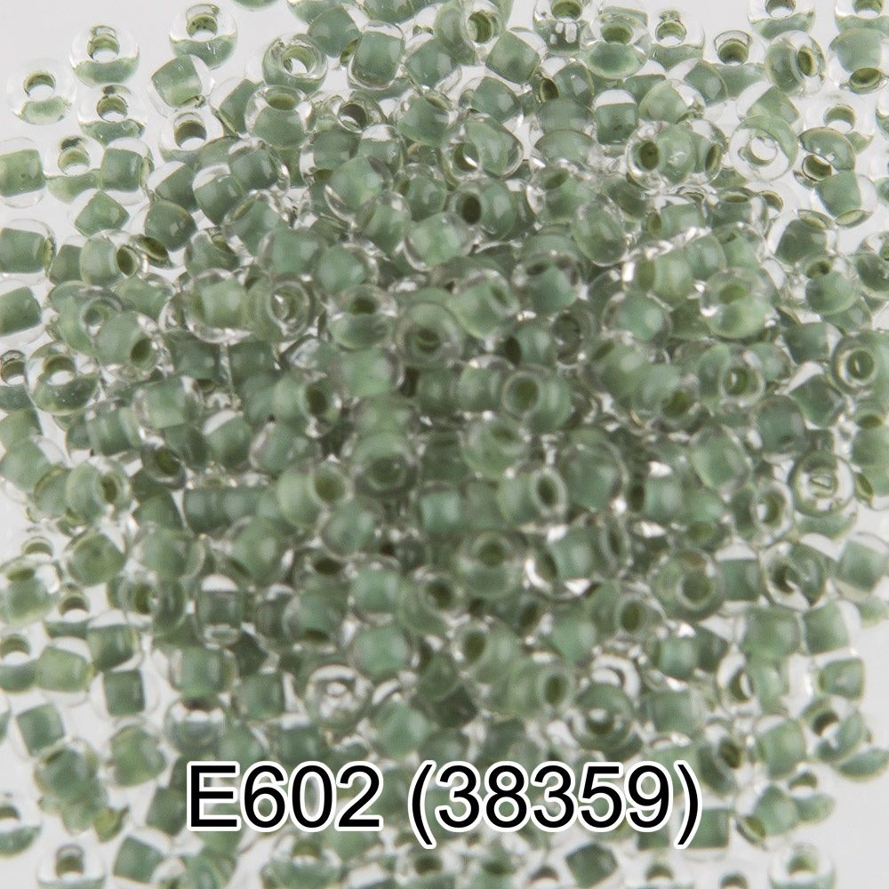 Бисер Gamma 10/0 (2.3 мм), 150 г (10х5 г), Е602 т.зеленый, 38359, круглый 5