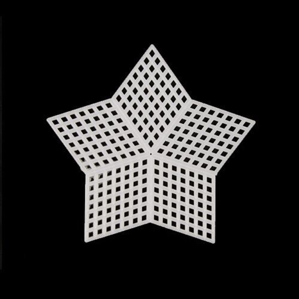 Канва пластиковая, мал. "Звезда", 9х9 см, Bestex Канва пластиковая, мал. "Звезда", 9х9 см, Bestex