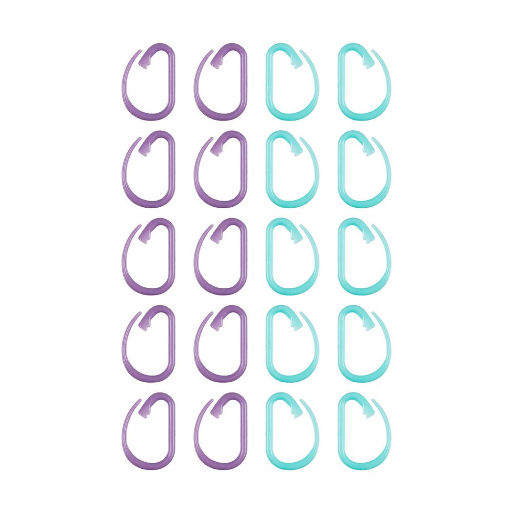 Кольца для вязания маркировочные пластик ⌀26 мм, 20 шт, Gamma MKB-20