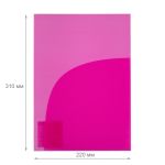 Папка-уголок (2 кармана) A4 180 мкм волокно, 20 шт, розовый EC210030213, Expert Complete