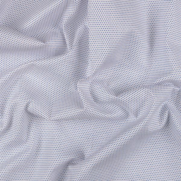 Ткань для пэчворка Peppy Бабушкин сундучок 100х112 см, 140±5 г/м², БС-36 мл.горох бл.бл.розовый/синий