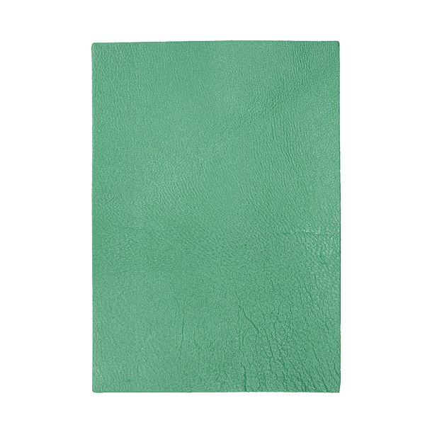 Кожа натуральная в листах А6 (10,5*14,8см), 100% кожа (111 светло-зеленый) 402