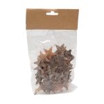 Декоративные элементы из коры дерева "Звездочки", 3см, 50 шт/уп, нат/дерево