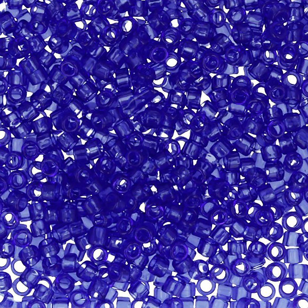 Бисер Toho 11/0 Treasure 1 (1.6 мм), 5х5 г, 0008 яр.синий