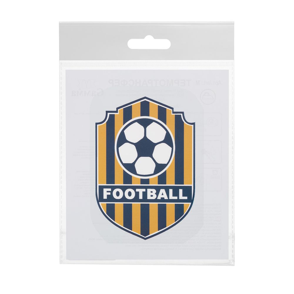 Термотрансфер, 1 шт, М-028 football 11.5x8 см, Gamma M №01