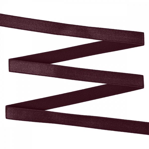 Резинка бельевая (бретелечная) 15.0 мм / 20 метров, 076 сливовое вино, Lauma